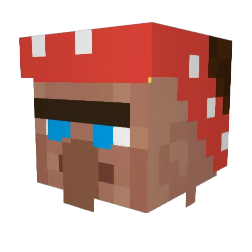 __firren__ Minecraft avatar head, 3D render