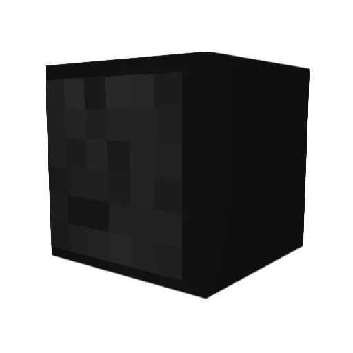 __forceinline Minecraft avatar head, 3D render