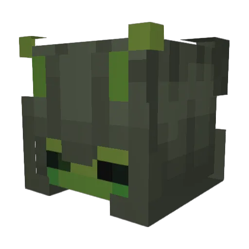 __fr0g__ Minecraft avatar head, 3D render