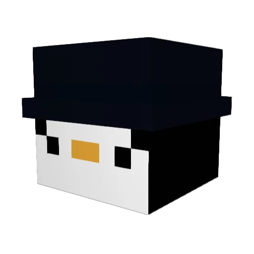 __fran Minecraft avatar head, 3D render