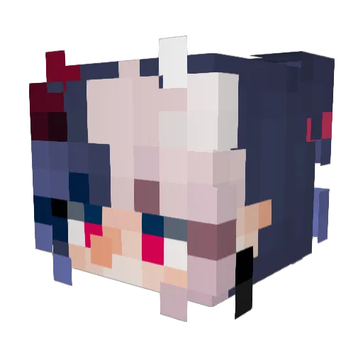 __garry__ Minecraft avatar head, 3D render