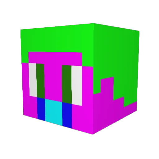 __gurd__ Minecraft avatar head, 3D render