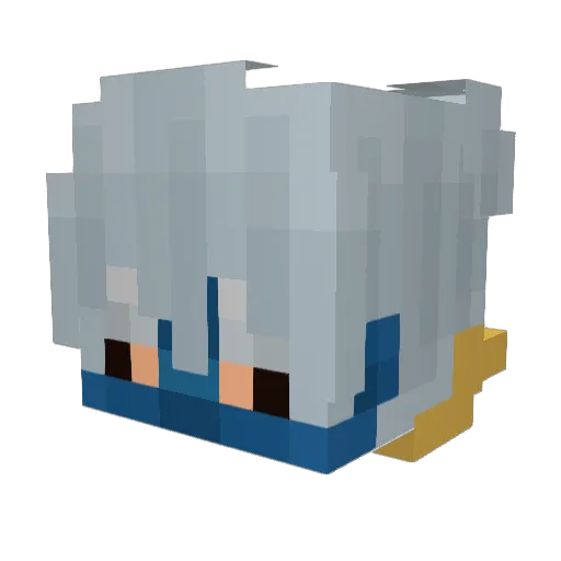 __h4z__ Minecraft avatar head, 3D render