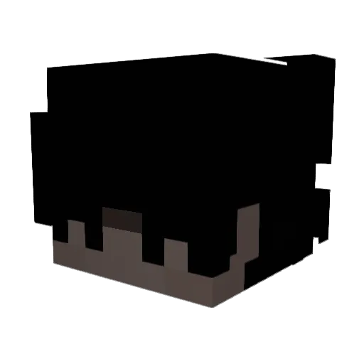 __here Minecraft avatar head, 3D render