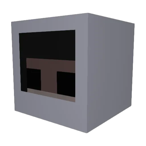 __iby Minecraft avatar head, 3D render