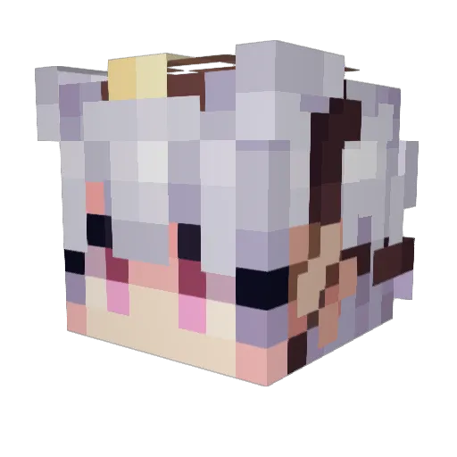 __ivn Minecraft avatar head, 3D render