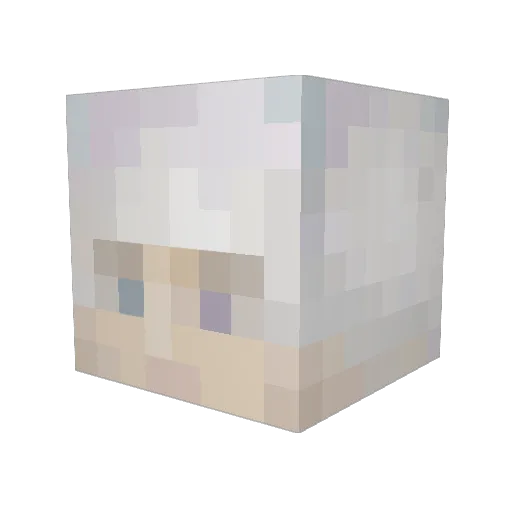 __j3ss3__ Minecraft avatar head, 3D render