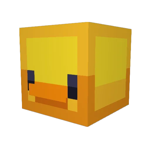 __just_kat__ Minecraft avatar head, 3D render