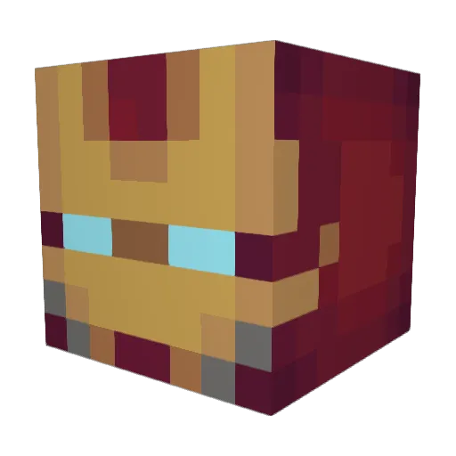 __justin_king__ Minecraft avatar head, 3D render