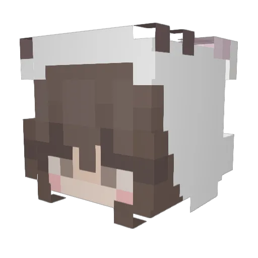 __larars__ Minecraft avatar head, 3D render