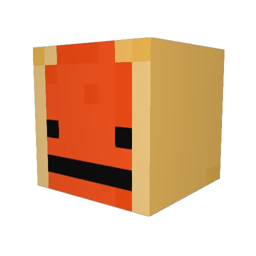 __like__ Minecraft avatar head, 3D render