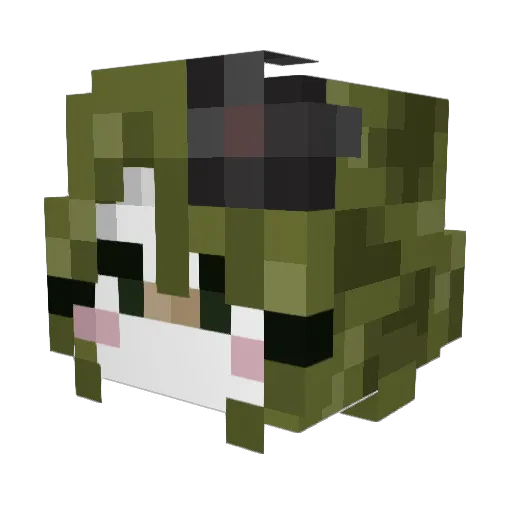 __lilit Minecraft avatar head, 3D render