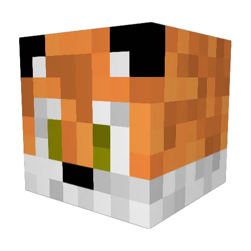 __lori__ Minecraft avatar head, 3D render