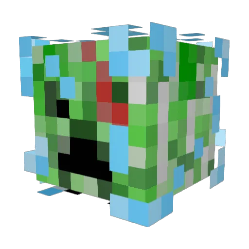 __mouse__ Minecraft avatar head, 3D render