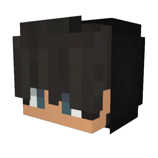 __muniat__ Minecraft avatar head, 3D render