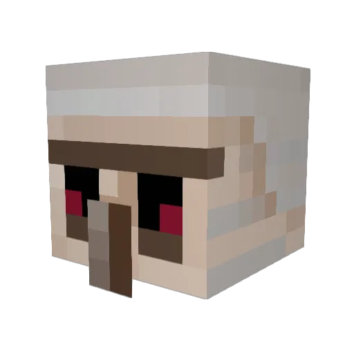 __no_Name Minecraft avatar head, 3D render