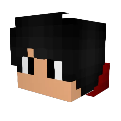 __pace__ Minecraft avatar head, 3D render