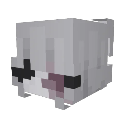 __par__ Minecraft avatar head, 3D render