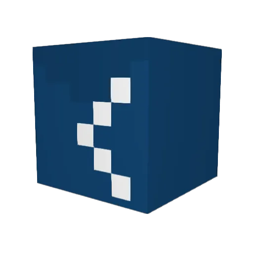 __paranoia Minecraft avatar head, 3D render