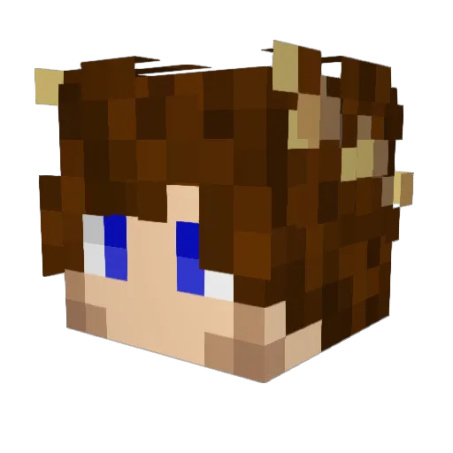 __persephone_1 Minecraft avatar head, 3D render