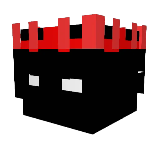 __prime Minecraft avatar head, 3D render