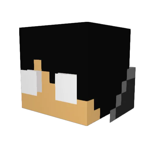 __psycho_brine__ Minecraft avatar head, 3D render