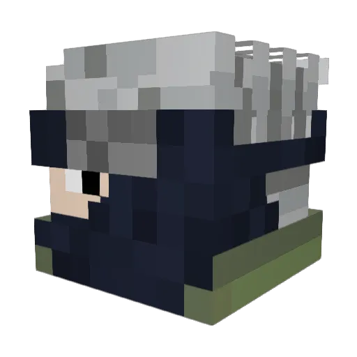 __rabbit Minecraft avatar head, 3D render