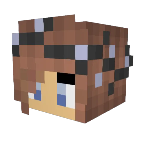 __redcherry__ Minecraft avatar head, 3D render