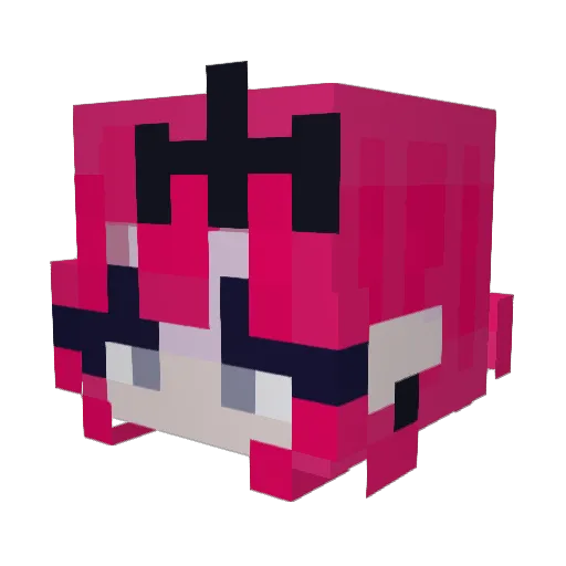 __rin Minecraft avatar head, 3D render