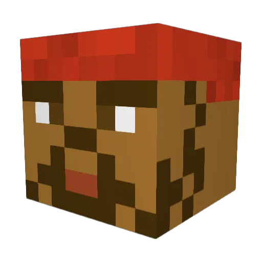 __seabass__25 Minecraft avatar head, 3D render
