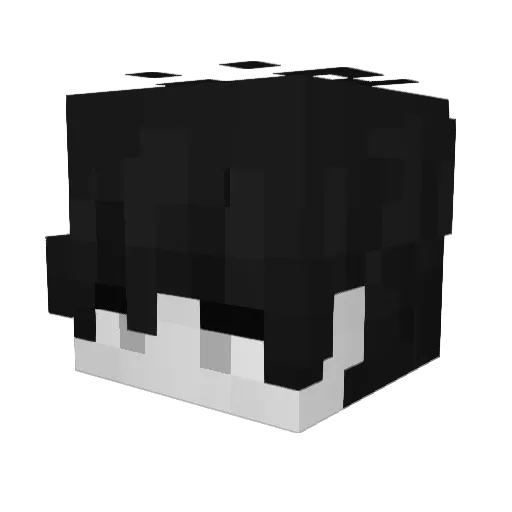 __skyblood__ Minecraft avatar head, 3D render