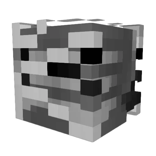 __unkown Minecraft avatar head, 3D render