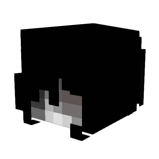 __vh Minecraft avatar head, 3D render