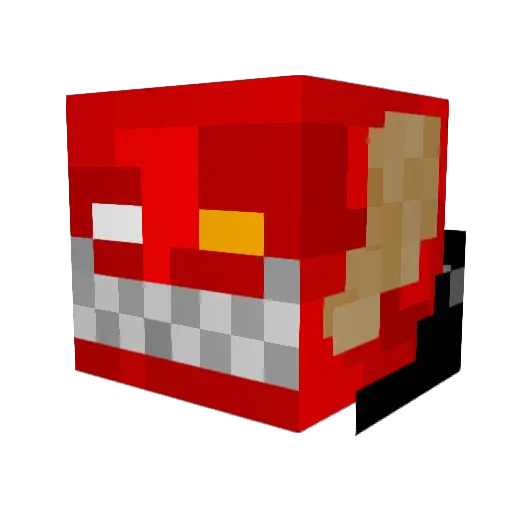 __vode__ Minecraft avatar head, 3D render