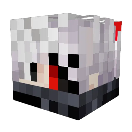 __xXSansXx__ Minecraft avatar head, 3D render