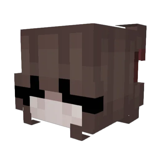 __xvanessax__ Minecraft avatar head, 3D render