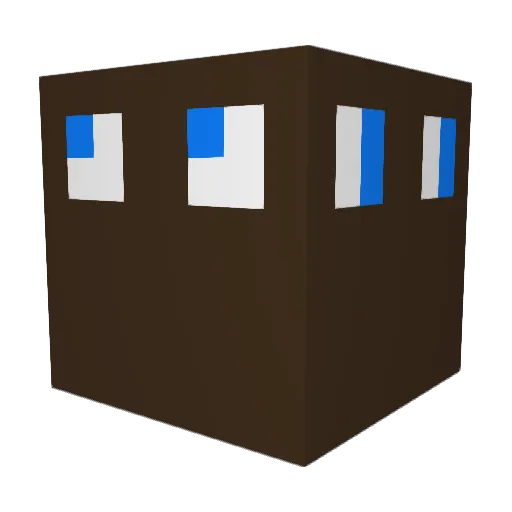 __yuvi__ Minecraft avatar head, 3D render
