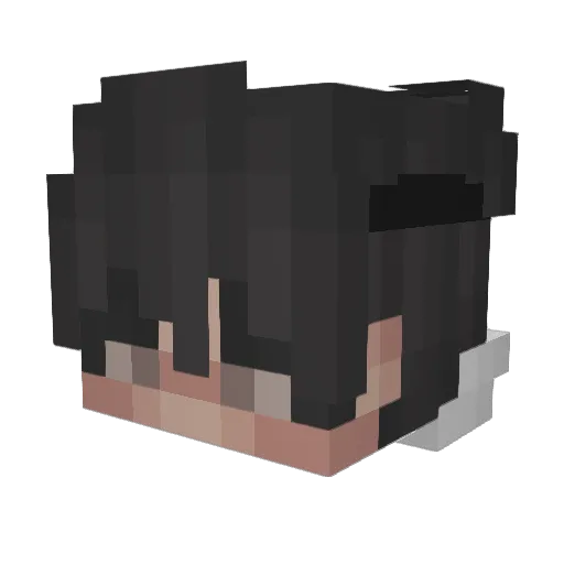 __zielonek__ Minecraft avatar head, 3D render