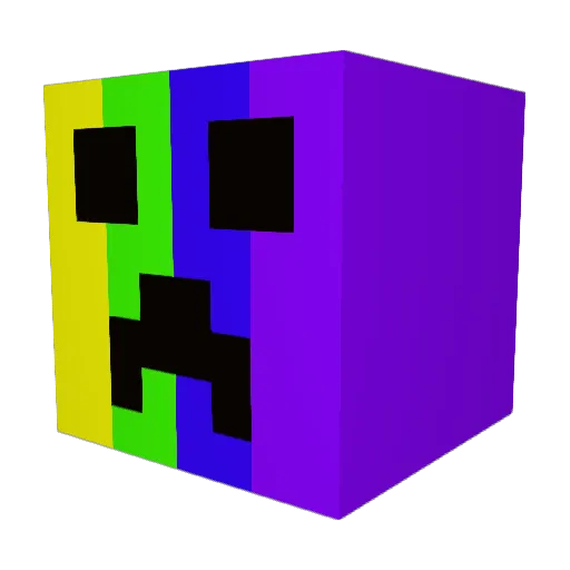_aDDe_ Minecraft avatar head, 3D render