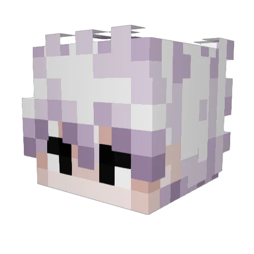 _abbad0n Minecraft avatar head, 3D render