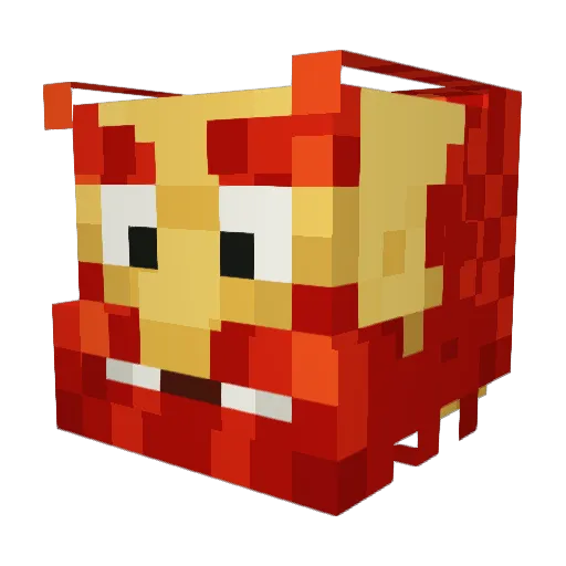 _aggis Minecraft avatar head, 3D render