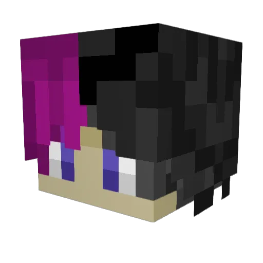 _akalli_ Minecraft avatar head, 3D render
