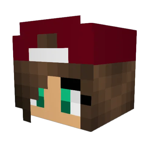 _amber_x_x_ Minecraft avatar head, 3D render
