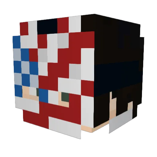 _ambrotos Minecraft avatar head, 3D render
