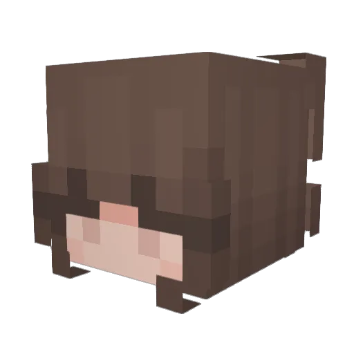 _ambrree_ Minecraft avatar head, 3D render