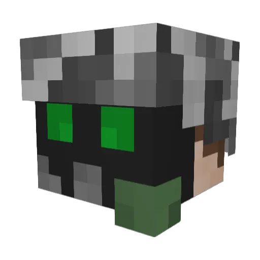 _applewood Minecraft avatar head, 3D render