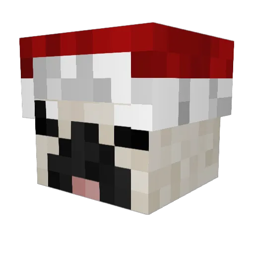 _apty_ Minecraft avatar head, 3D render