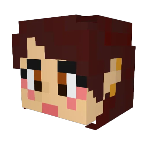 _arkayologist_ Minecraft avatar head, 3D render