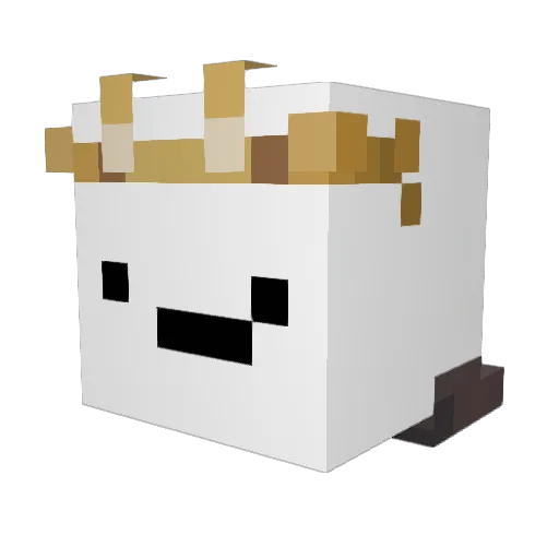 _arkm Minecraft avatar head, 3D render