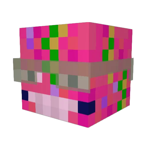 _arks1m_ Minecraft avatar head, 3D render